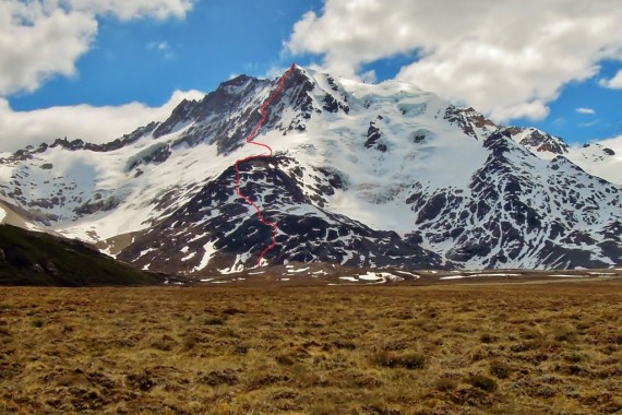 Cerro Hermoso: JV greben + Direktna smer